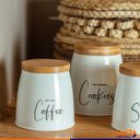 Ver imagem 2 de Pote de Açúcar 800ml Aço Carbono 11x12cm - Wp Connect - Branco