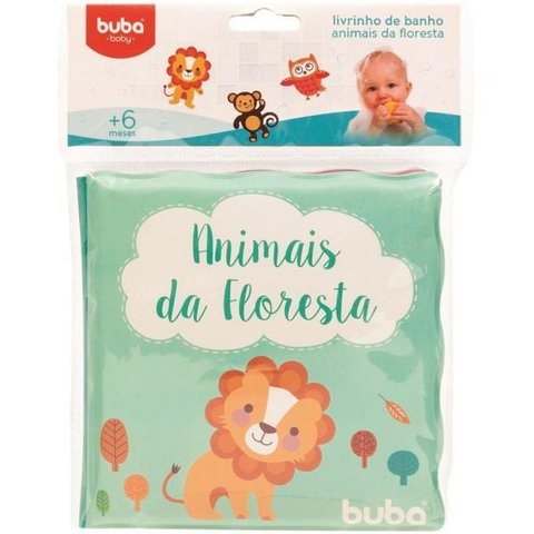 Livrinho de Banho Buba Animais da Floresta