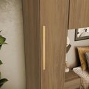 Ver mais imagens de Quarto Modulado Kappesberg Adapt Nogueira 4 Peças 247cm