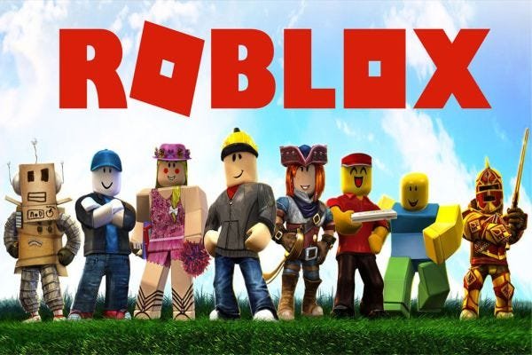 Quadro 5 Peças Capa Roblox Game Quarto Oferta Especial