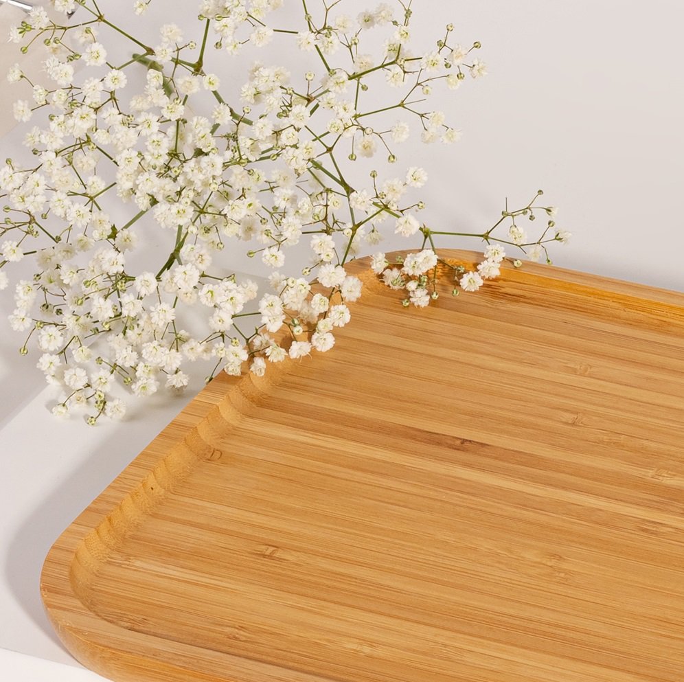 Bandeja Quadrada Bambu Eco Prime 30cm x 30cm - Tuut - 2
