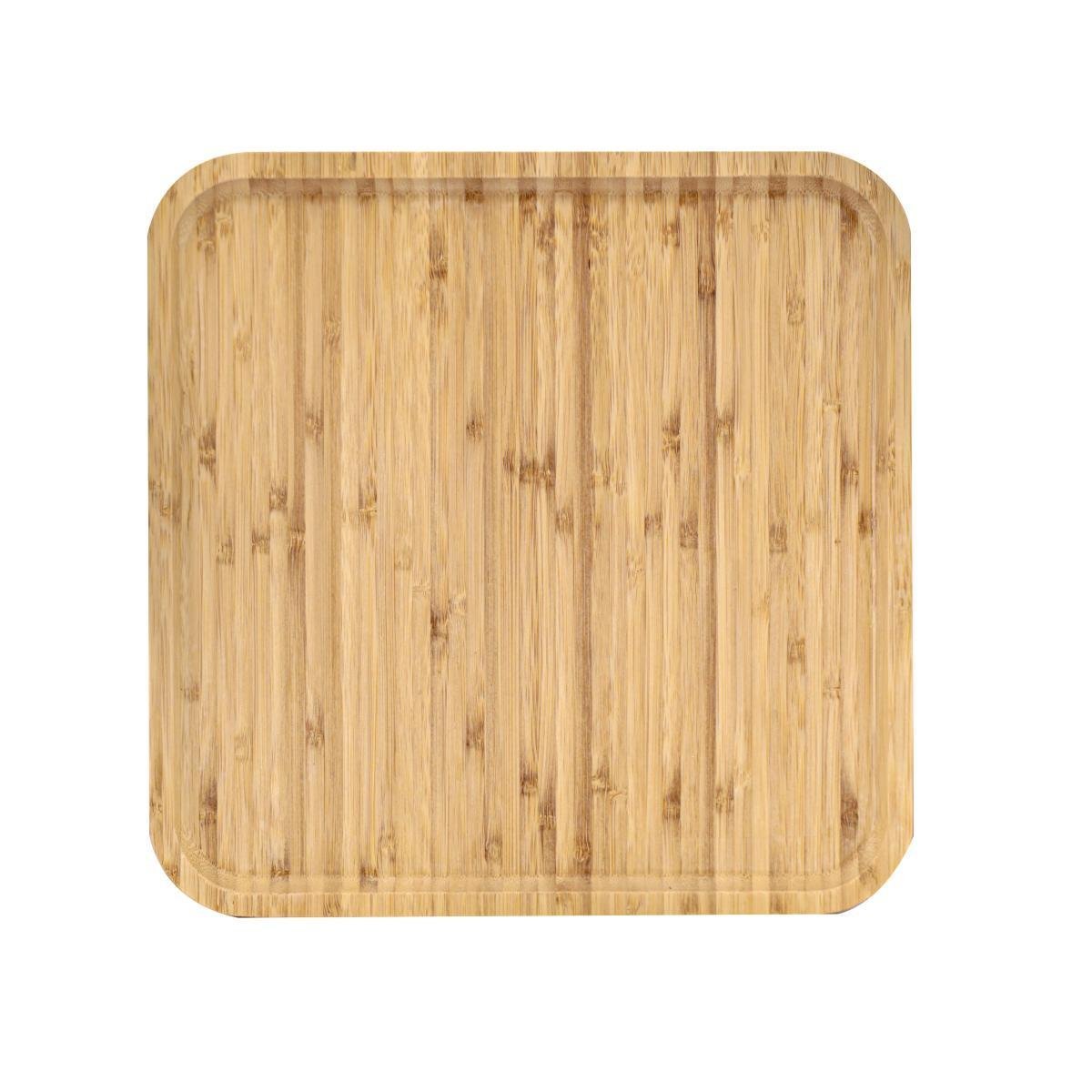 Bandeja Quadrada Bambu Eco Prime 30cm x 30cm - Tuut