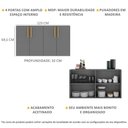 Ver imagem 4 de Aparador Buffet 4 portas Viena Multimóveis