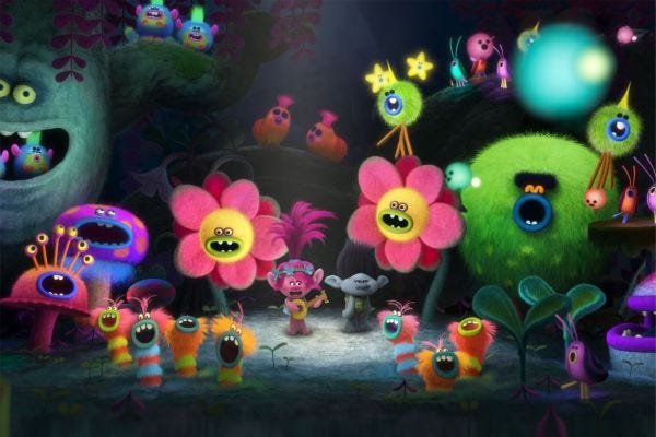 Painel Decorativo Festa Trolls #05 - 300x160 - 1