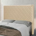 Ver imagem 3 de Cabeceira Cama Box Solteiro 90 Cm Dubai Linho Dourado S04 - D'Rossi