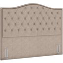 Ver imagem 1 de Cabeceira Cama Box Casal 140 cm P05 Grécia Linho Bege Escuro - Lyam Decor