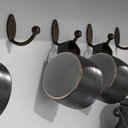 Ver imagem 7 de Aparador Buffet Cantinho do Café Flow 2 Portas com Pés em Madeira - Rede Móveis