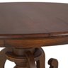 Mesa de Jantar Redonda em Madeira Maciça 6 lugares Phil 140cm - Canela - 4