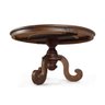 Mesa de Jantar Redonda em Madeira Maciça 6 lugares Phil 140cm - Canela - 3