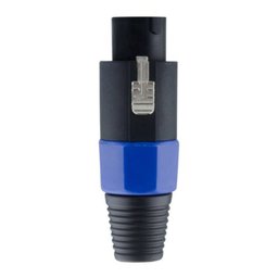Conector Speakon Macho SPKN8-115 8 Vias Azul - HYX - 4
