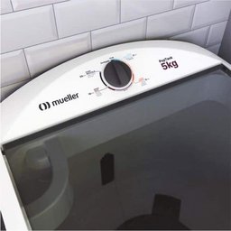 Tanquinho de Lavar Roupa Mueller Poptank 5kg C/ Esfregador Branco-220v - 3