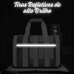 Bolsa Mala Transporte Pet Animal Estimação Avião Tam P - 5