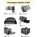 Ver imagem 4 de Bolsa Mala Transporte Pet Animal Estimação Avião Tam P