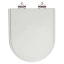 Ver imagem 1 de Assento Sanitario Poliester com Amortecedor Montezzi Cinza Claro para Vaso Belize