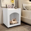 Ver imagem 2 de Mesa Cabeceira Casinha de Cachorro/gato Pet Branco