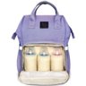 Mochila Maternidade Bolsa Bebê Multifuncional Impermeável - Lilás - 1
