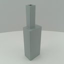 Ver imagem 4 de Vaso Decorativo Enfeite Casa Caixa Home&Co Resina 30x8x6cm Cinza