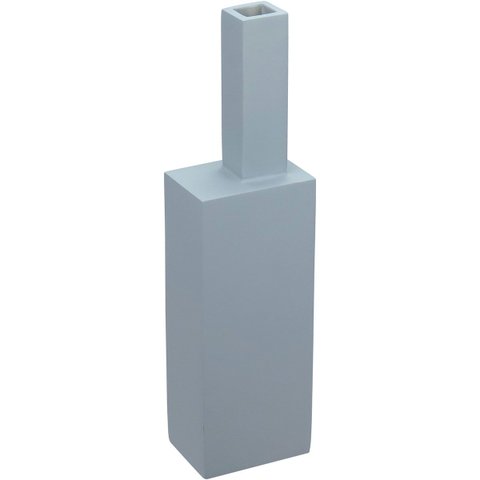 Vaso Decorativo Enfeite Casa Caixa Home&Co Resina 30x8x6cm Cinza