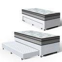 Ver imagem 4 de Cama Box com Colchao Espuma D33 Pillow In Anjos Ortosleep + Auxiliar de Espuma Unique Solteiro 88cm