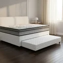 Ver imagem 1 de Cama Box com Colchao Espuma D33 Pillow In Anjos Ortosleep + Auxiliar de Espuma Unique Solteiro 88cm