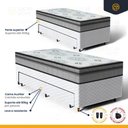 Ver imagem 6 de Cama Box com Colchao Espuma D33 Pillow In Anjos Ortosleep + Auxiliar de Espuma Unique Solteiro 88cm