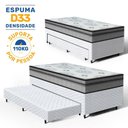 Ver imagem 3 de Cama Box com Colchao Espuma D33 Pillow In Anjos Ortosleep + Auxiliar de Espuma Unique Solteiro 88cm