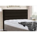 Ver imagem 1 de Cabeceira Cama Box Solteiro 90cm Turim Suede Marrom - Havai