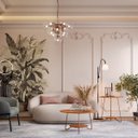 Ver mais imagens de Conjunto 2 Mesa de Centro e Apoio Liz Sala Moderno -freijo