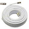 Cabo Coaxial para Antena Parabólica Digital 15 Metros Branco - 1