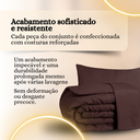 Ver imagem 5 de Kit Edredom Casal Queen 3 Peças Margarida Cama Box:rosa e Cinza