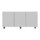 Ver imagem 5 de Rack para Tv até 32 Polegadas com 3 Portas e Rodízios Multimóveis Mp1065 Branco
