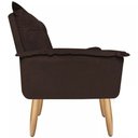 Ver imagem 4 de Poltrona Opala Susi para Amamentação Decorativa Tecido Suede Para, Quarto,sala de Estar, Recepção Pé