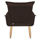 Ver imagem 5 de Poltrona Opala Susi para Amamentação Decorativa Tecido Suede Para, Quarto,sala de Estar, Recepção Pé
