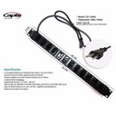Ver imagem 3 de Régua 12 Tomadas Rack 19 - 110v/220v - 2000 watts Padrão Novo