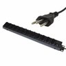 Régua 12 Tomadas Rack 19 - 110v/220v - 2000 watts Padrão Novo - 1