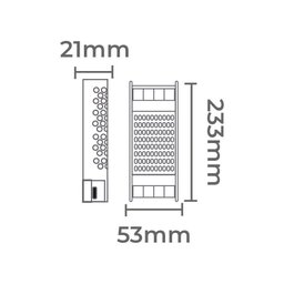 Fonte Chaveada Nordecor 12v 12,5a - 150w Bivolt - 2