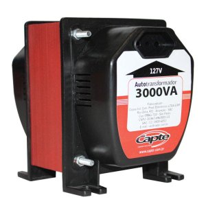 Auto transformador 3000VA/ 2100W  bivolt 110V/ 220V Tripolar Capte