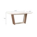 Ver imagem 4 de Conjunto Sala de Jantar Completo Mesa com 4 Cadeiras Rubi - Cedro Off White