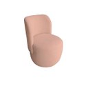 Ver imagem 5 de Poltrona Orgânica Bia Bouclé Decorativa Design Redondo Sala de Estar Escritorio Recepção Minimalista