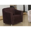 Ver imagem 2 de Poltrona Decorativa Tilla Pés Cromado Suede Marrom - DS Móveis