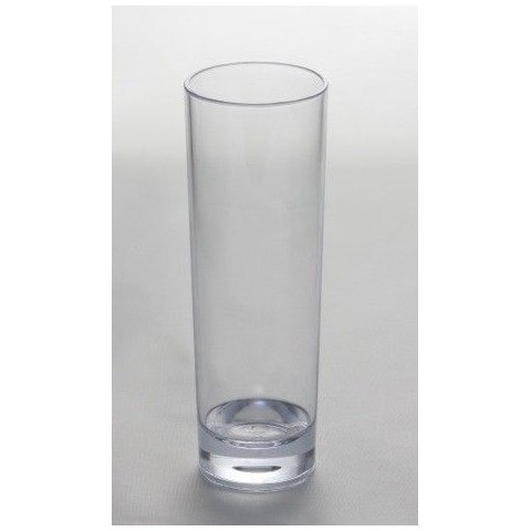 Copo Acrílico Tubo – 250 Ml - 12 Unidades