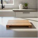 Ver imagem 5 de Deck Eucalipto 40x40cm Decorativo para Jardim Varanda e Base para Botijão