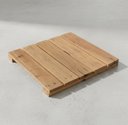 Ver imagem 1 de Deck Eucalipto 40x40cm Decorativo para Jardim Varanda e Base para Botijão
