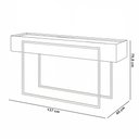Ver imagem 4 de Kit Aparador e Mesa de Centro para Sala de Estar Pés Industrial Malika D05 Off White - Lyam Decor