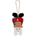 Ver imagem 1 de Kit 18 Enfeite Árvore Natal Pendente Boneco de Neve 17cm