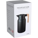 Ver imagem 2 de NORDEN GARRAFA TÉRMICA 25x13x13cm 1L PLÁSTICO PRETO AMPOLA VIDRO