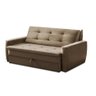 Sofá Cama Jade 1,36m Suede Cappuccino Adonai Estofados - 4
