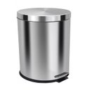 Ver imagem 1 de Lixeira com Pedal em Aço Inox 30 Litros
