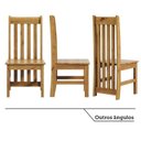 Ver imagem 4 de Kit 8 Cadeiras 100% Madeira Maciça Lille Espresso Móveis Marrom/Nogueira