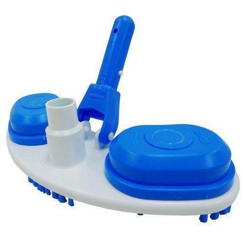 Aspirador slim para piscinas plástico com escova sodramar - 1